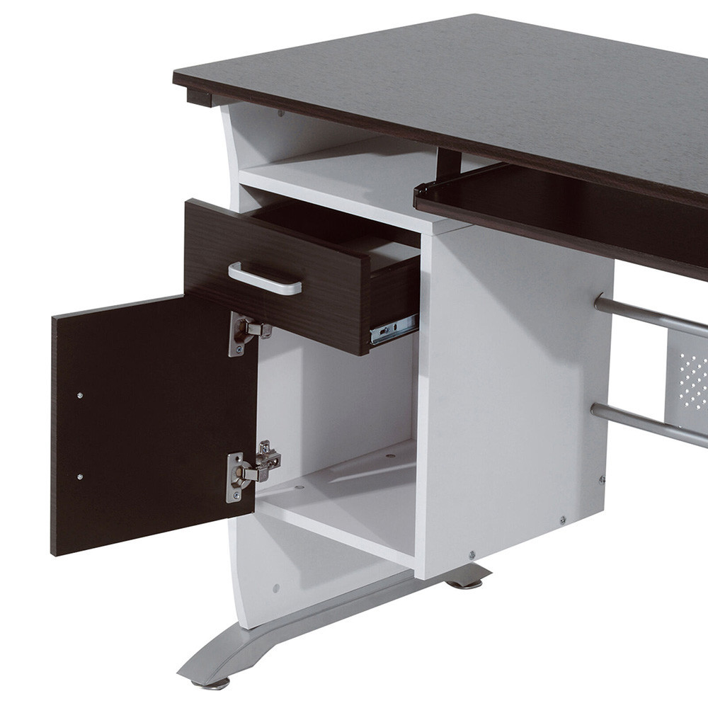 Computer Office Desk Table Workstation with Keyboard Tray & Drawer